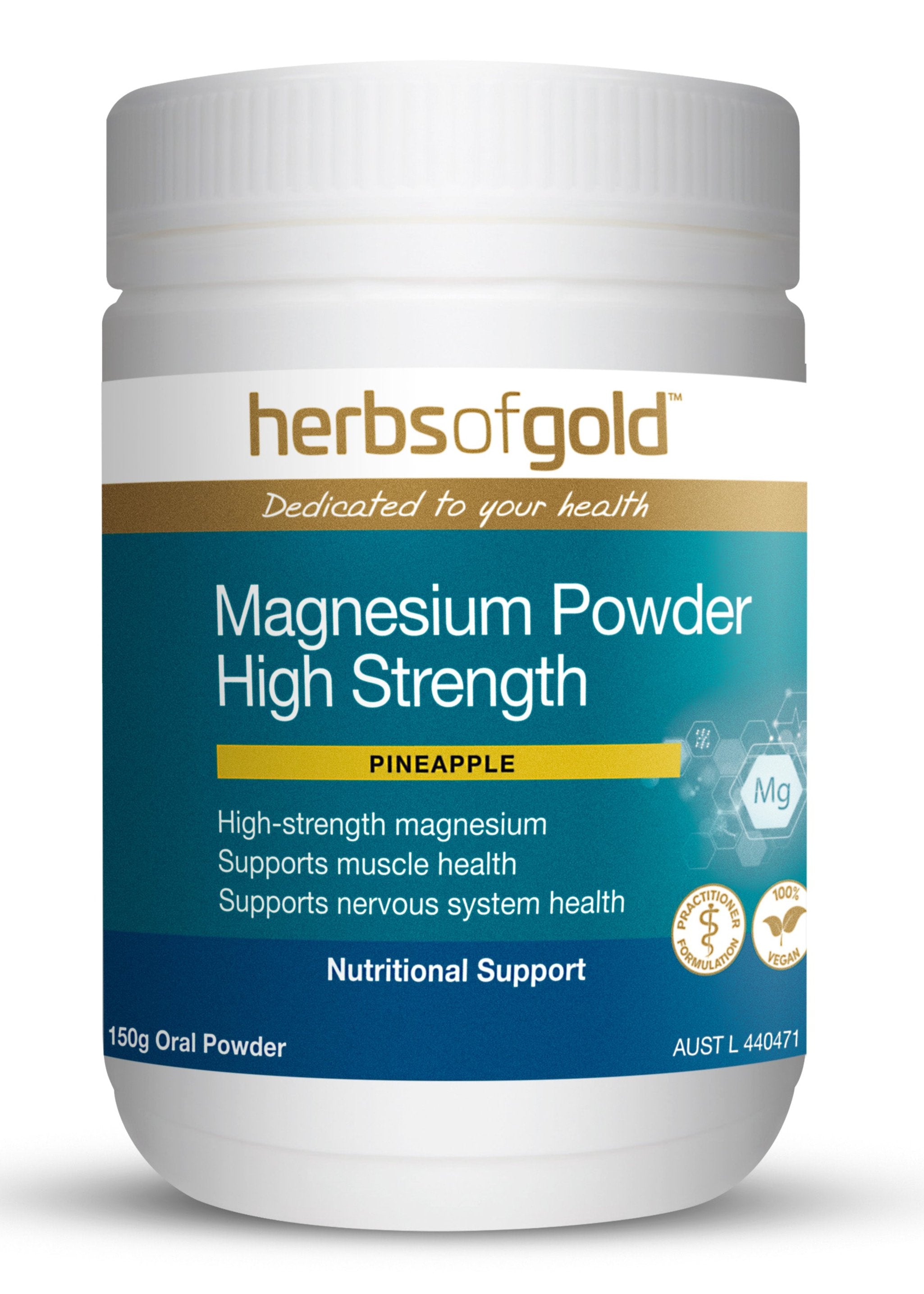 Herbs of Gold - Magnesium Powder High Strength