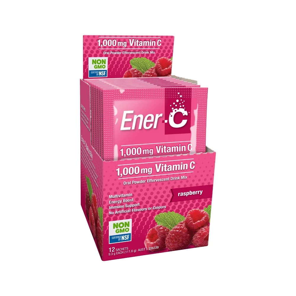 Martin & Pleasance - Ener-C 1000mg Vitamin C Drink Mix Raspberry Sachet