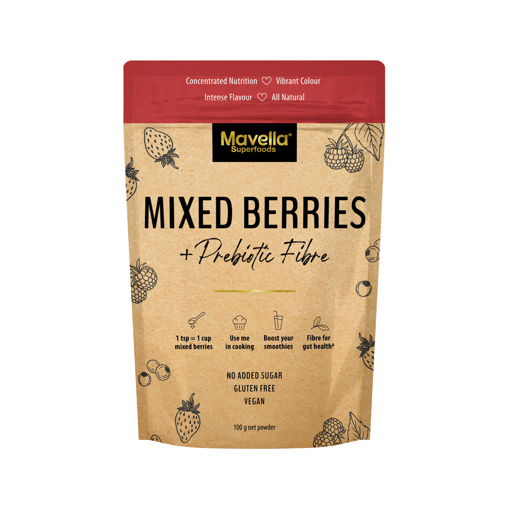 Mavella Superfoods Mixed Berries + Prebiotic Fibre Powder