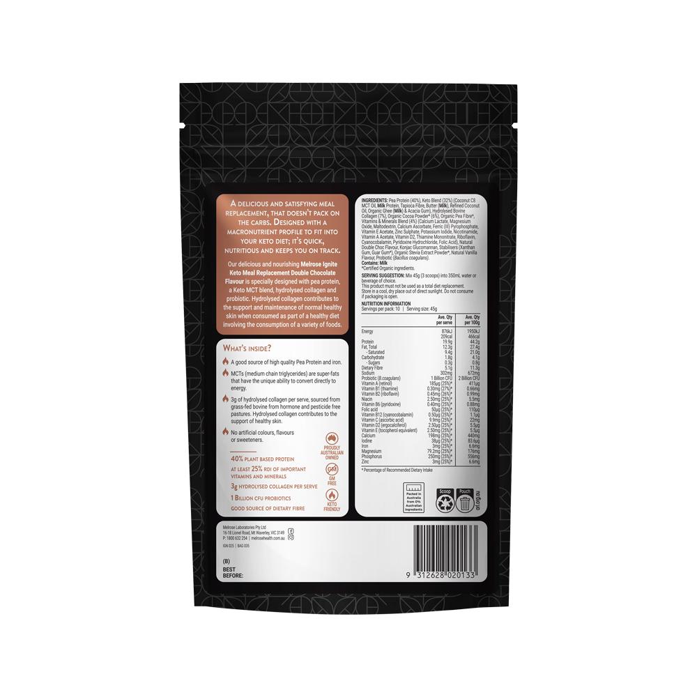 Melrose - Ignite Keto Meal Replacement Double Chocolate
