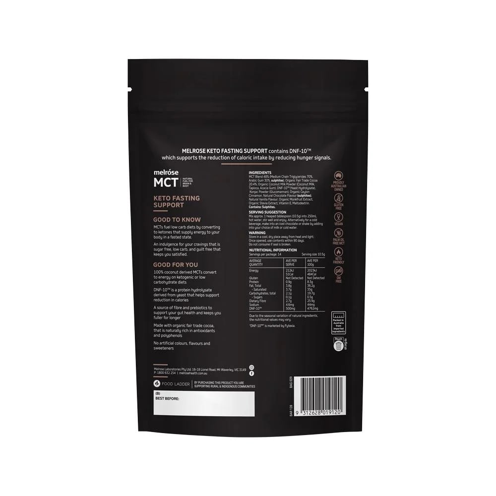 Melrose - MCT Keto Fasting Support (Guilt-Free Decadent Hot Chocolate)