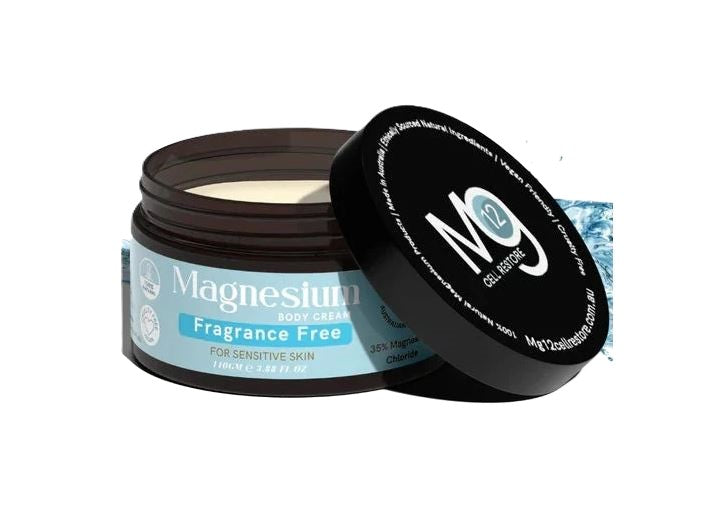 MG12 Magnesium Fragrance Free Body Cream