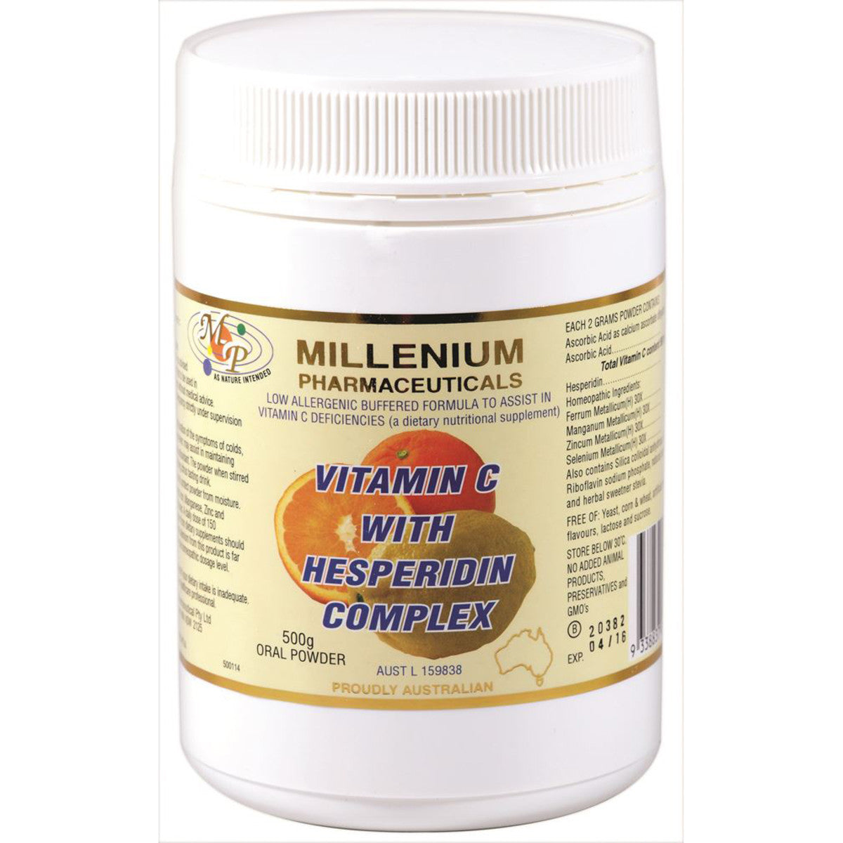 Millenium - Pharmaceuticals Vitamn C with Hesperidin Complex
