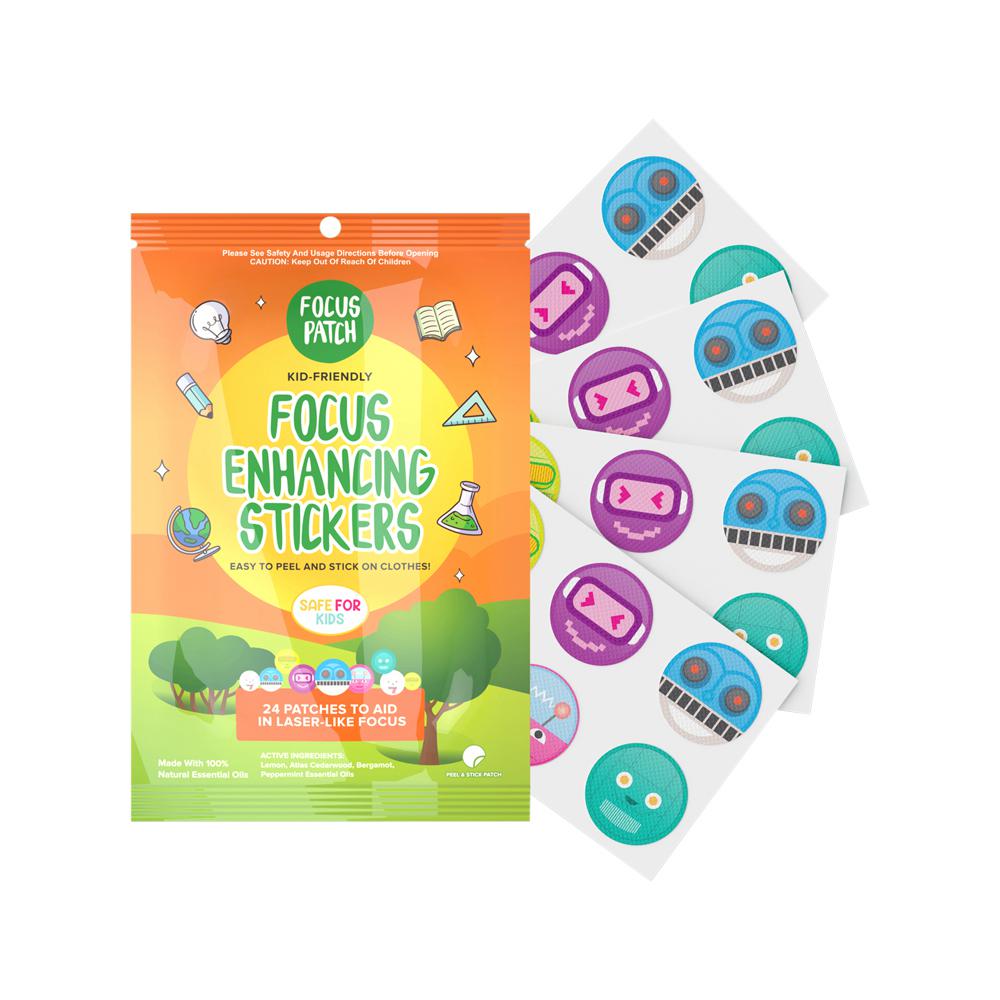NATPAT - Organic Focus Stickers x 24 Pack