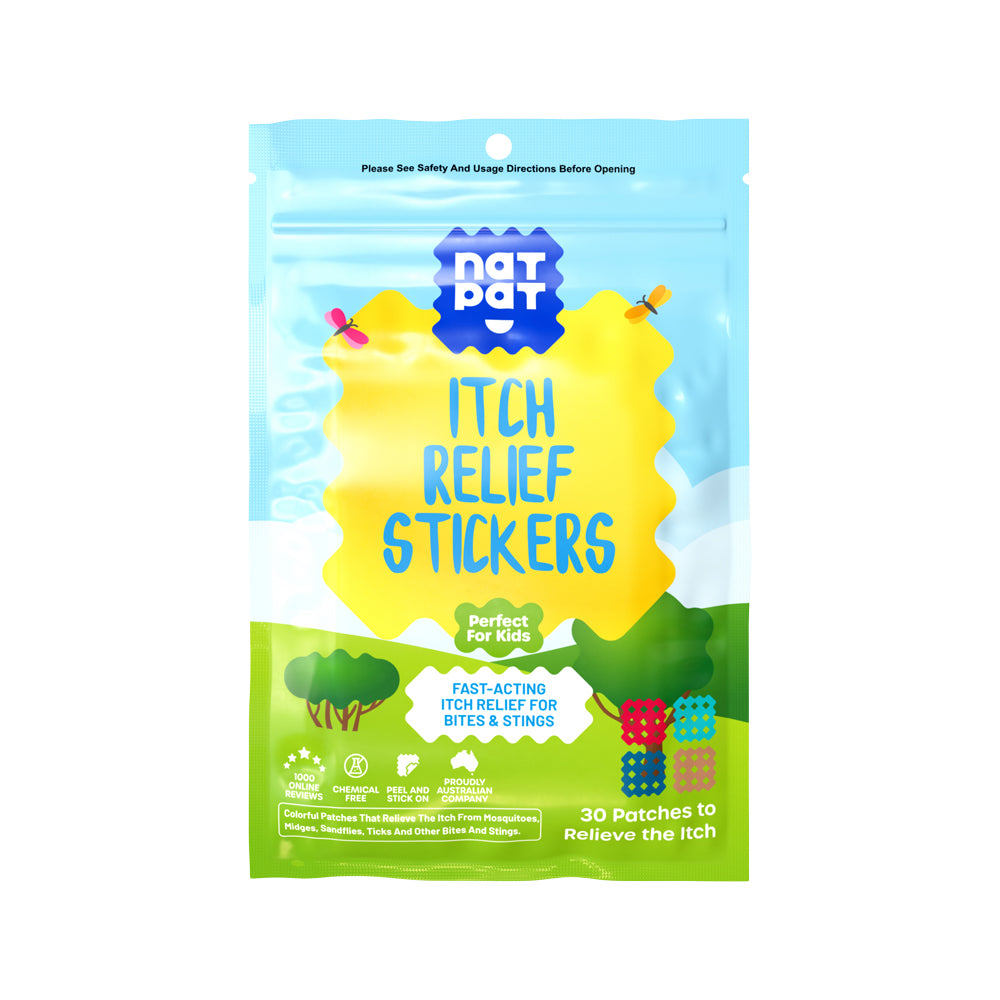 NATPAT - Organic Itch Relief Stickers x 30 Pack