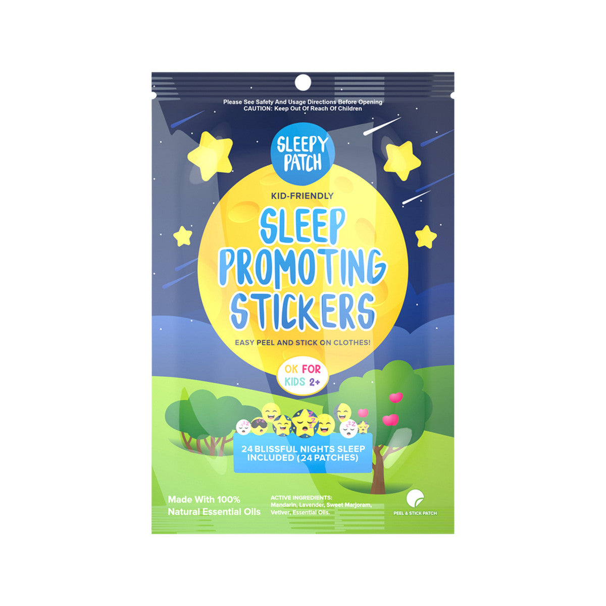 NATPAT - SleepyPatch Organic Sleep Promoting Stickers x 24 Pack