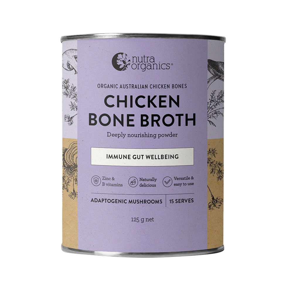 Nutra Organics - Bone Broth Chicken Adaptogenic Mushrooms
