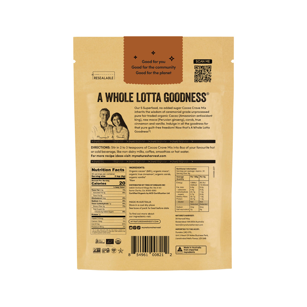 Nature's Harvest - Organic Cocoa Crave Mix