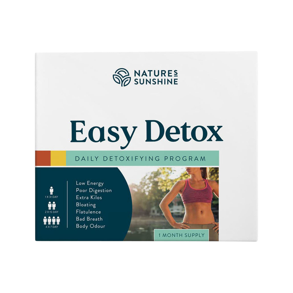 Nature's Sunshine - Easy Detox (Daily Detoxifying Program) 1 Month Supply