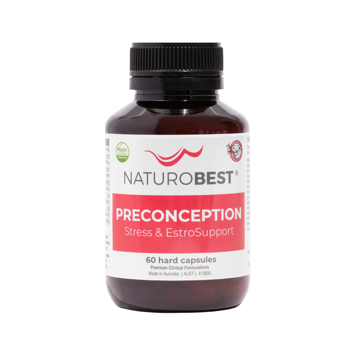 NATUROBEST PRECONCEPTION STRESS AND ESTROSUPPORT 60C
