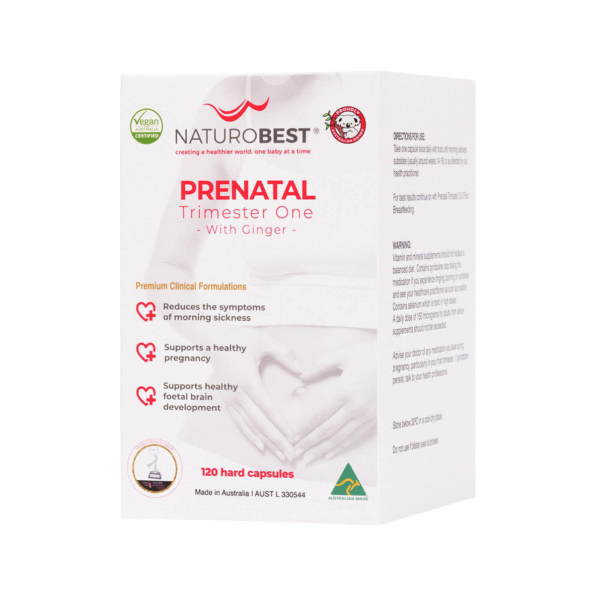 NATUROBEST PRENATAL TRIMESTER ONE WITH GINGER 60C