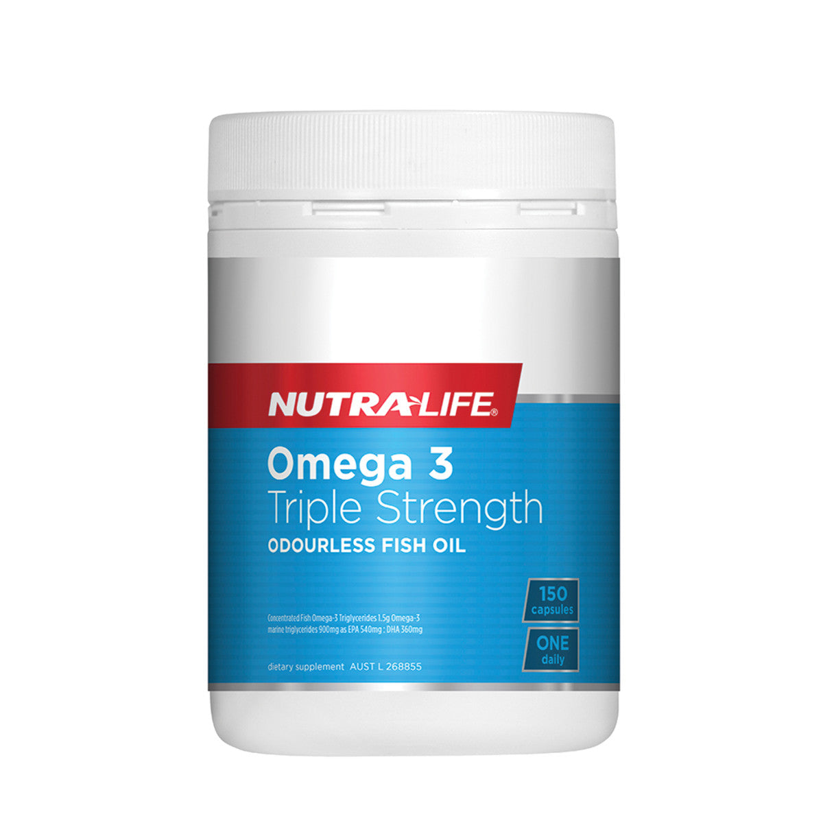NutraLife - Triple Strength Omega 3 (Odourless Fish Oil)
