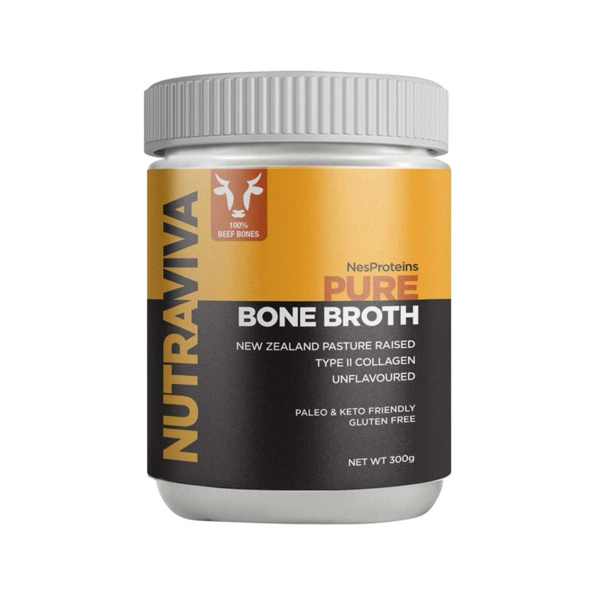 Nutraviva - Bone Broth Pure (Beef) Unflavoured