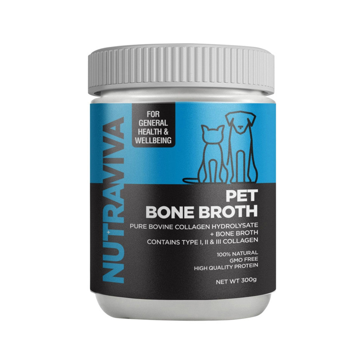 Nutraviva - Pet Bone Broth (Pure Bovine Collagen Hydrosylate + Bone Broth)