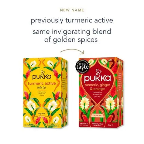 Pukka Organic Turmeric Ginger & Orange