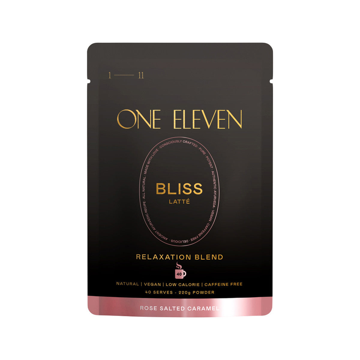 One Eleven - Bliss Latte (Relaxation Blend) Rose Salted Caramel