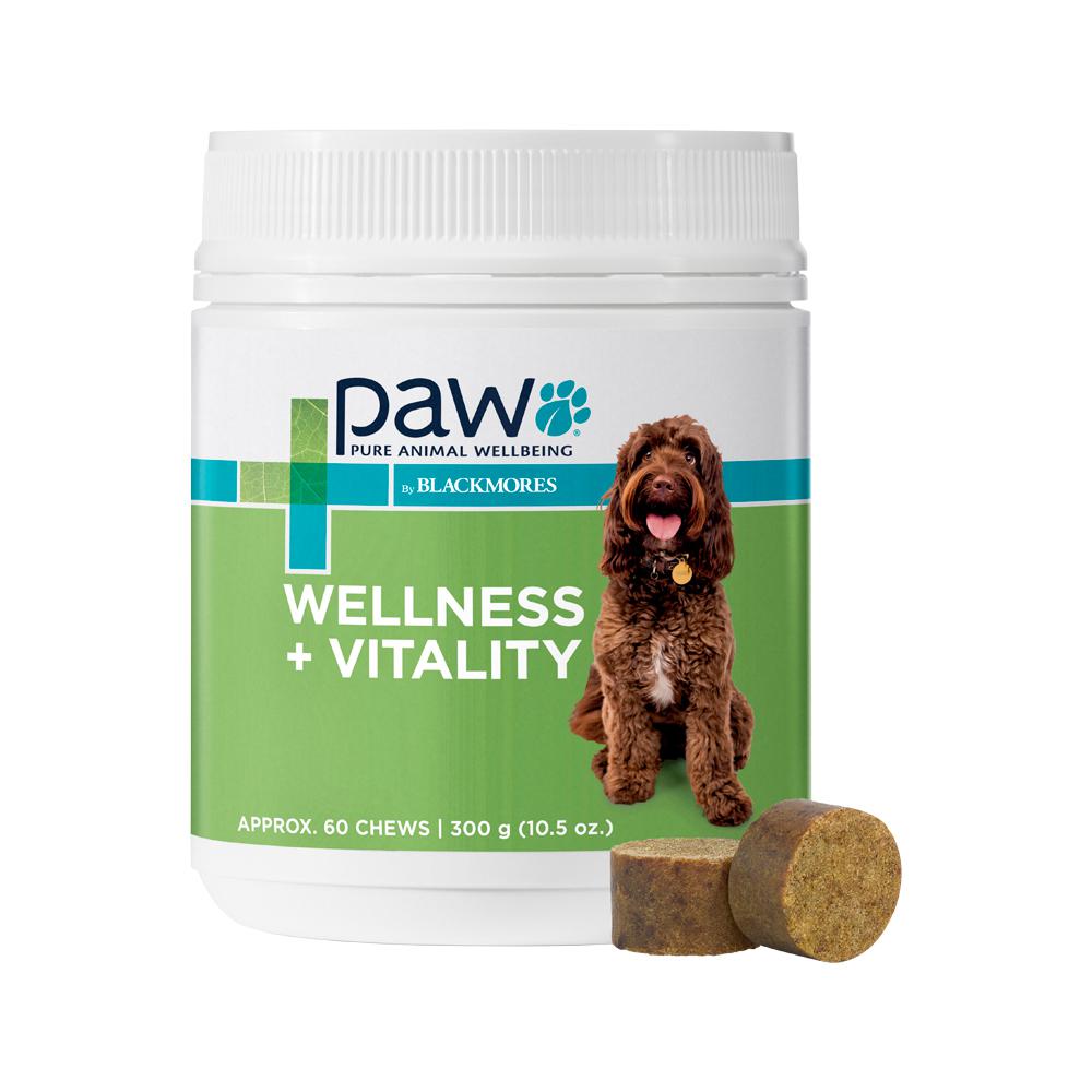 PAW By Blackmores - Wellness + Vitality (For Dogs approx 60 chews) 300g