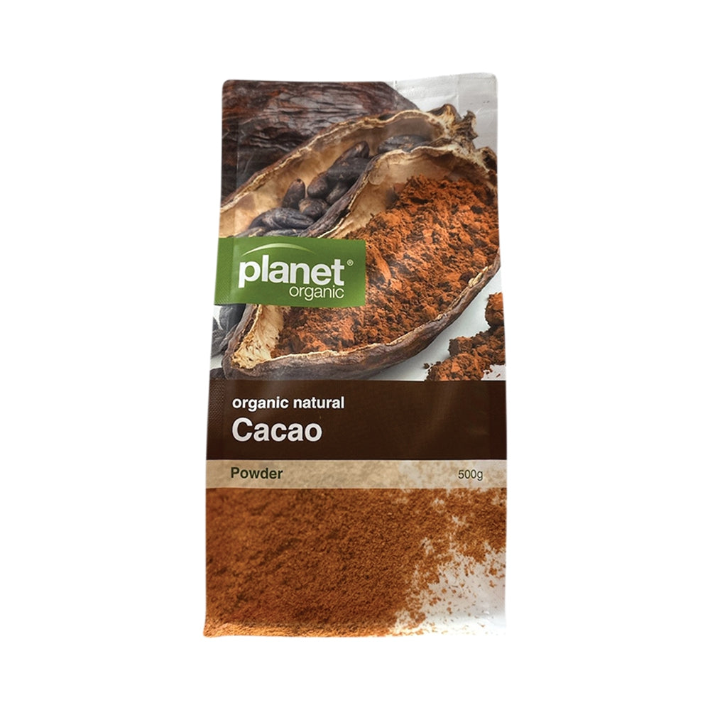 Planet Organic Natural Cacao Powder 500g