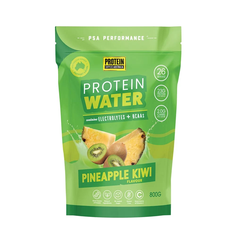 Protein Supplies Australia - Protein Water (contains electrolytes + BCAAS) Pineapple Kiwi