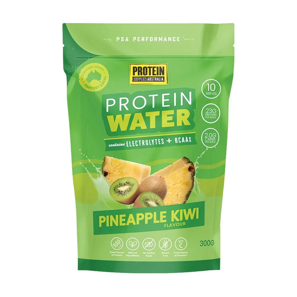 Protein Supplies Australia - Protein Water (contains electrolytes + BCAAS) Pineapple Kiwi