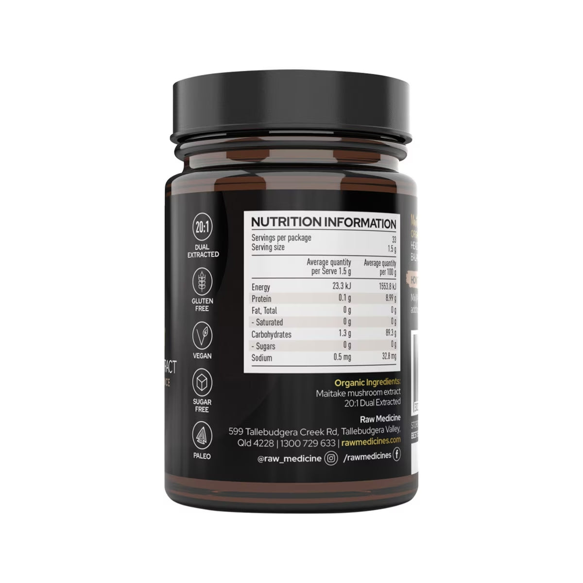 Raw Medicine - Organic Mushroom Extract Maitake