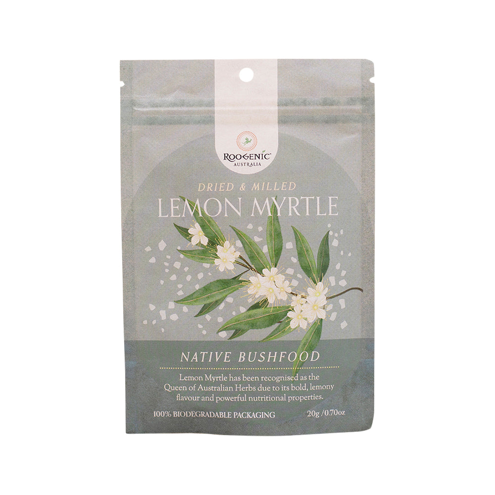 Roogenic - Australia Native Bushfood Dried & Milled Lemon Myrtle 20g