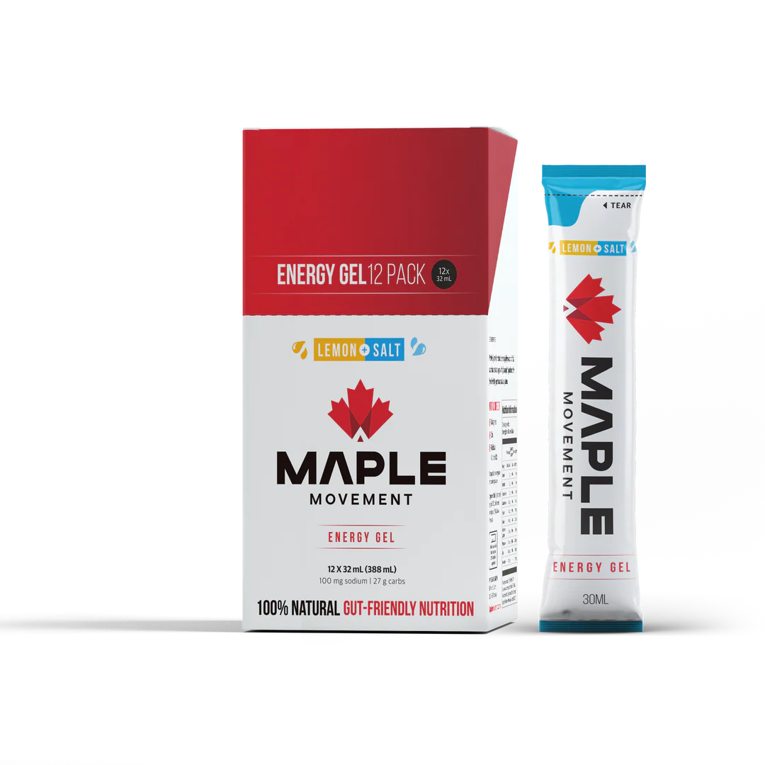 Maple Movement Lemon & Salt Energy Gel 12 pack