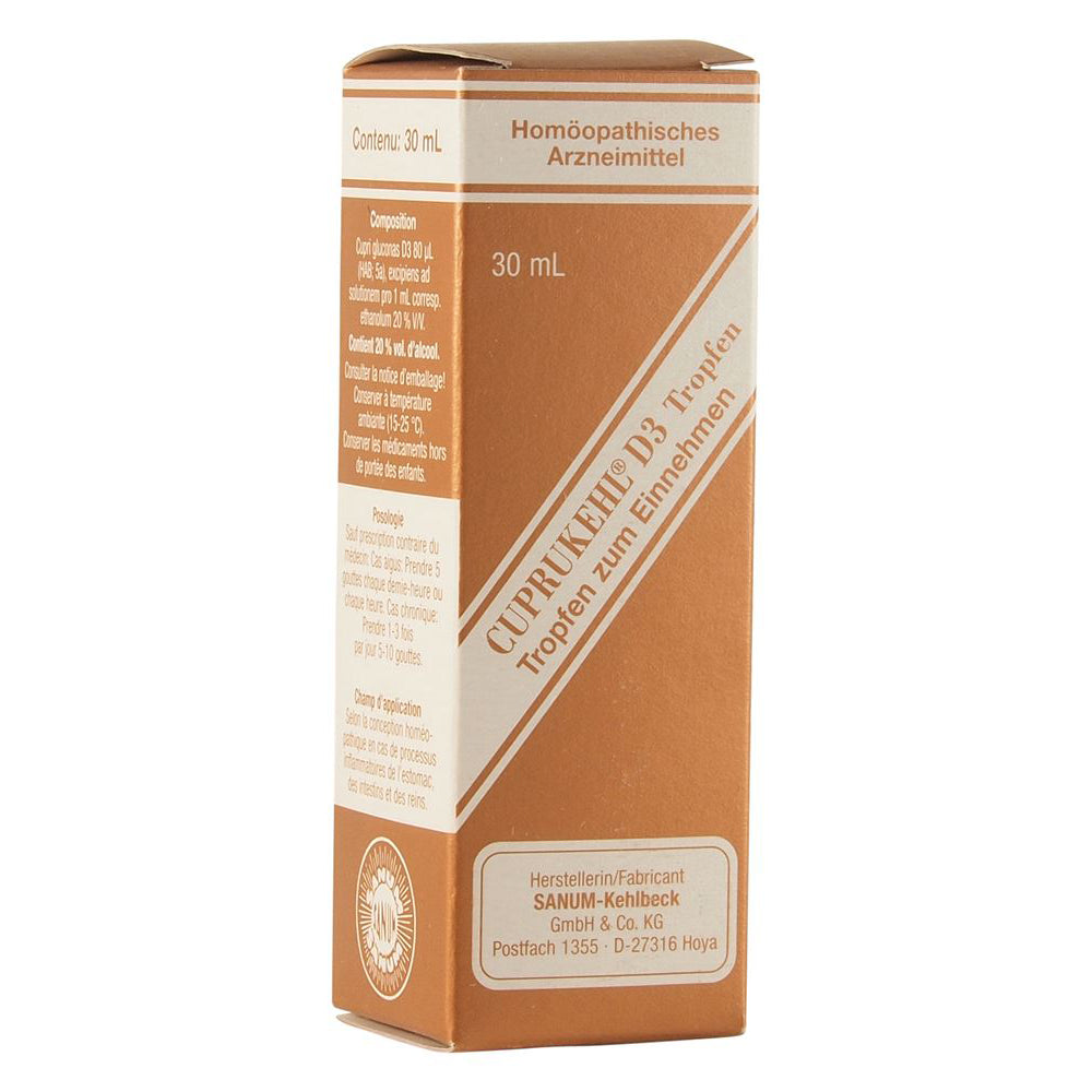 Sanum - Cuprukehl 6x (D3) 30ml
