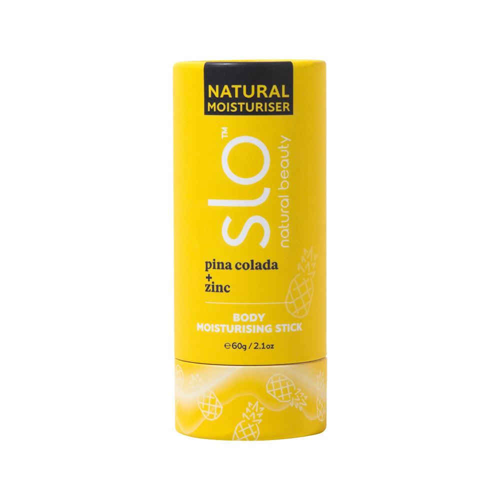 Slo Natural Beauty Natural Body Moisturising Stick Pina Colada + Zinc