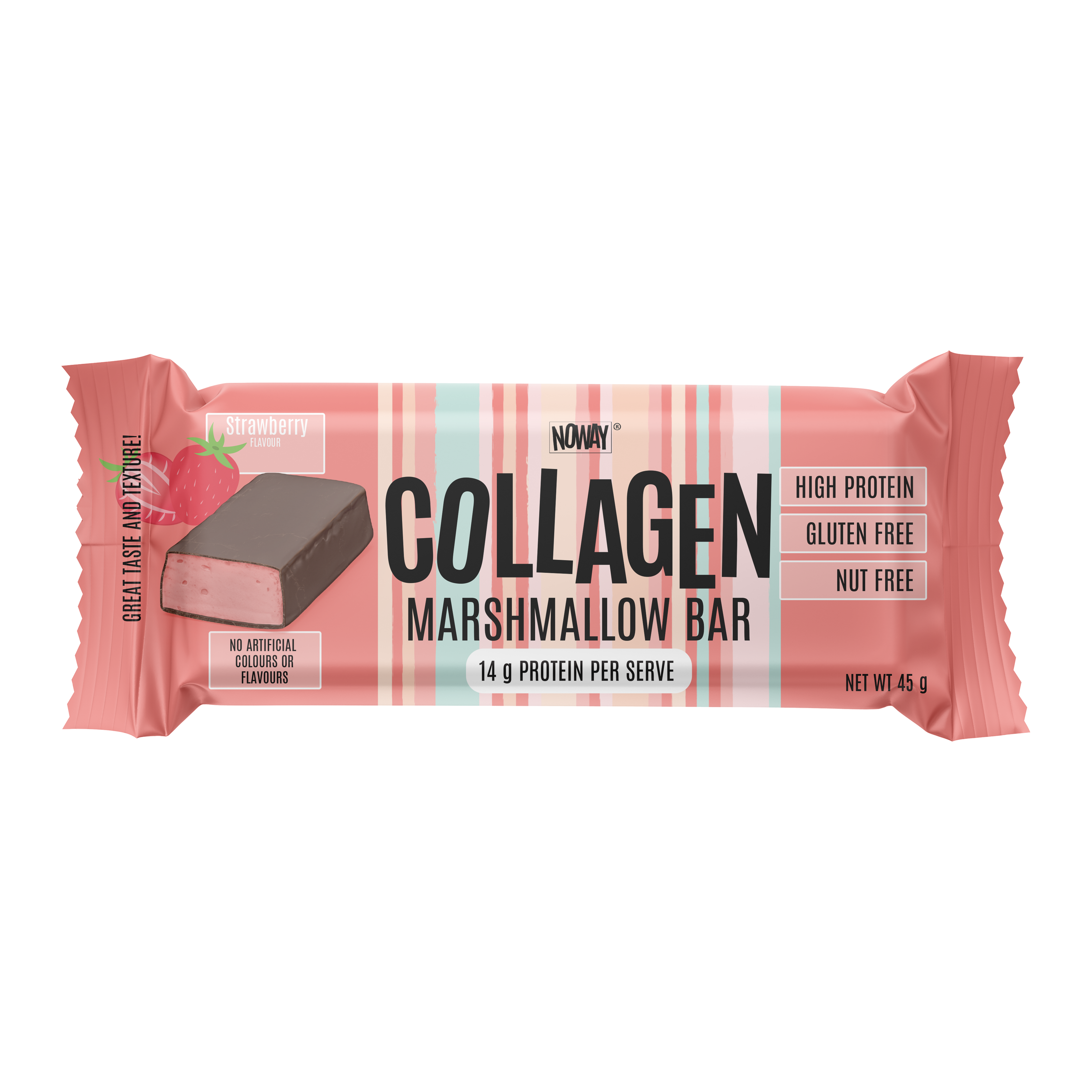 ATP Science - NOWAY Collagen Marshmallow Bar Strawberry