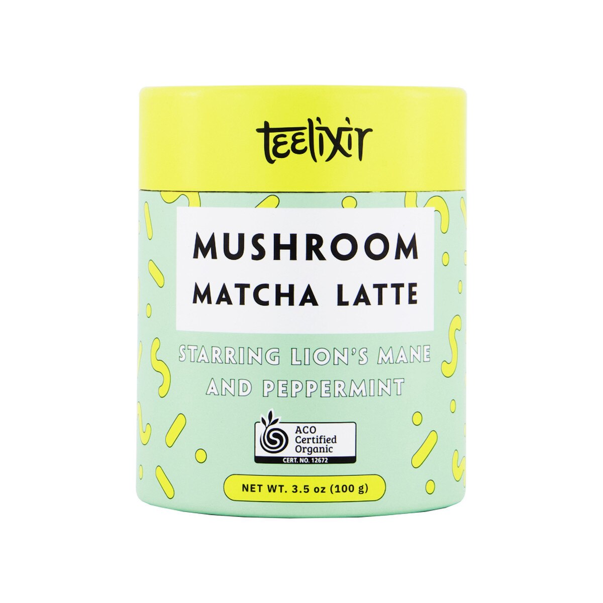 Teelixir - Organic Mushroom Matcha Latte (Starring Lions Mane and Peppermint)