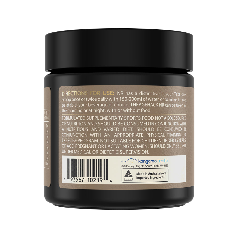 The Age Hack NR Nicotinamide Riboside 15g