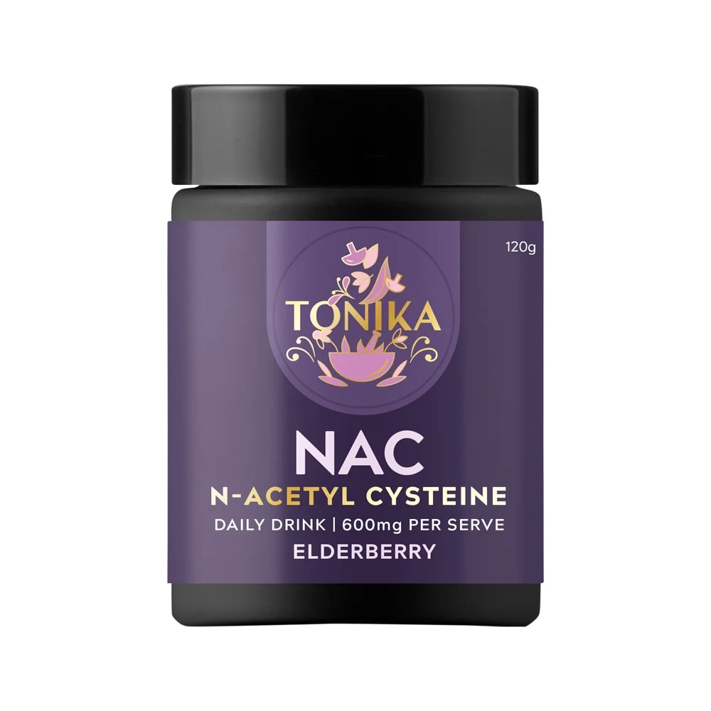 TONIKA NAC (N ACETYL CYSTEINE) ELDERBERRY 120G