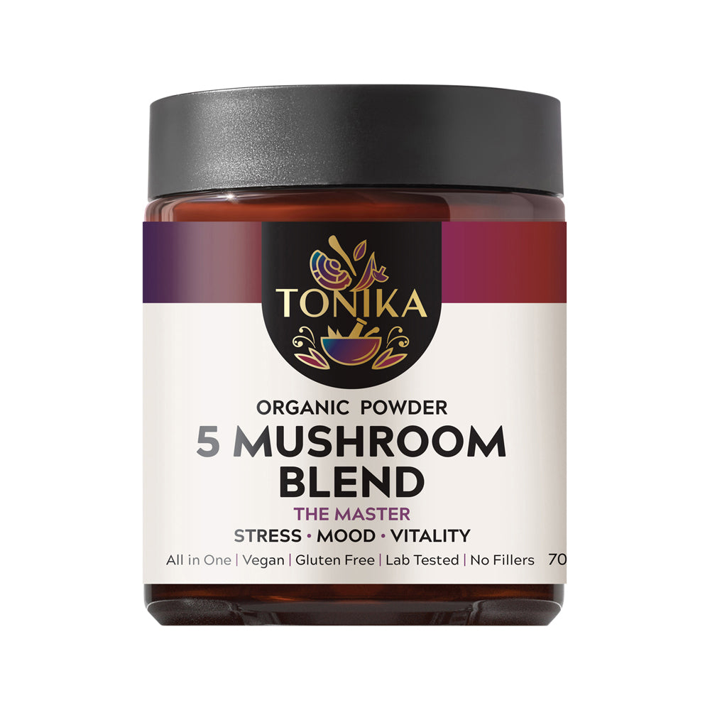 TONIKA ORG MUSHROOM POWDER 5 *SELL THRU, NEW SKU 2805806*