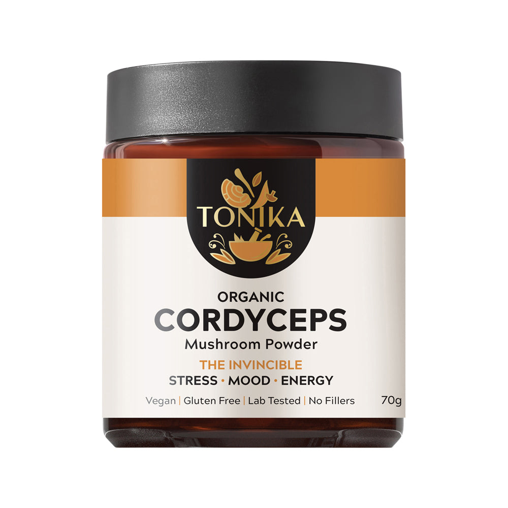 TONIKA ORG MUSHROOM POWDER CORDYCEPS 70G