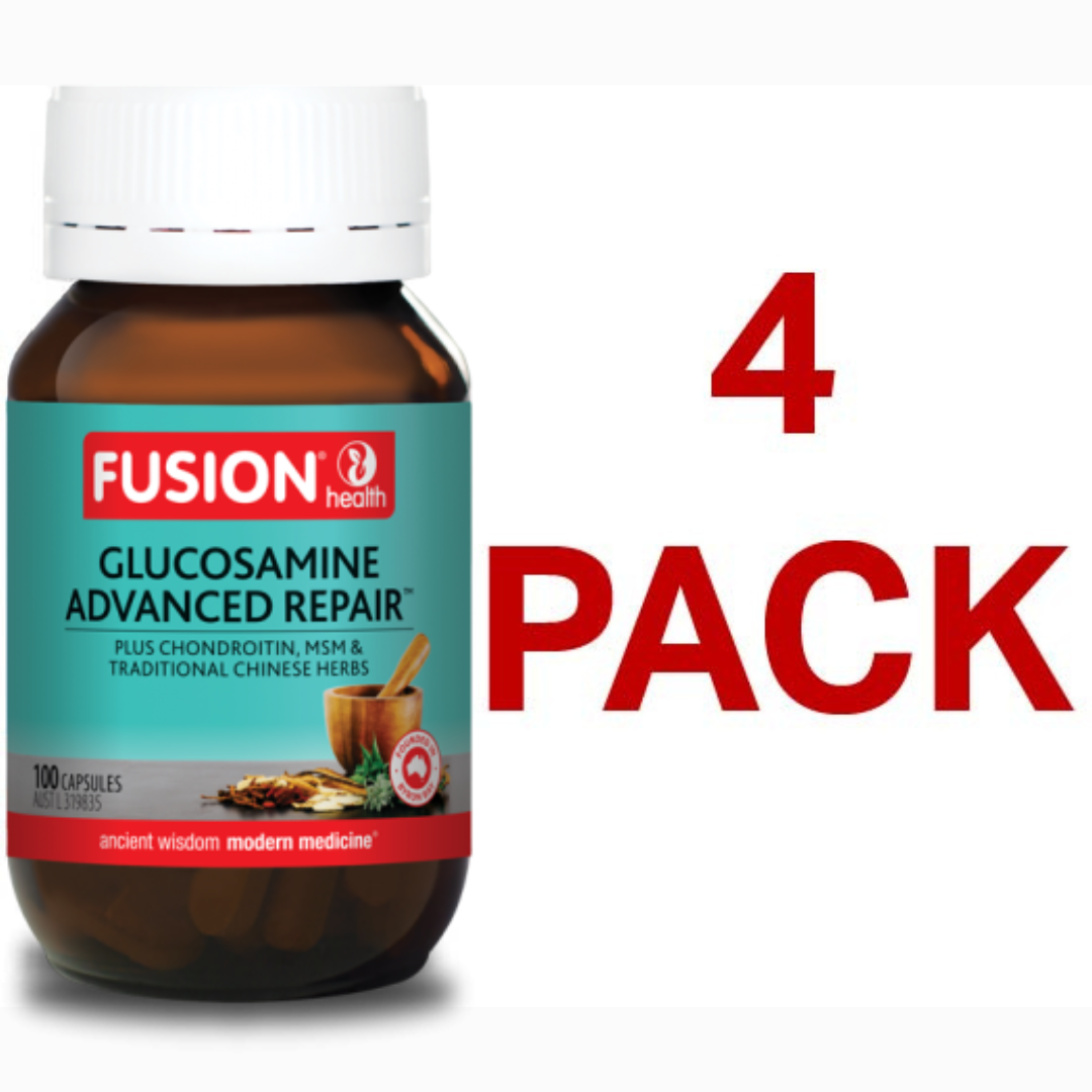 Fusion Health - Glucosamine Advanced Repair 100 Capsules - 4 Pack - $44.50
