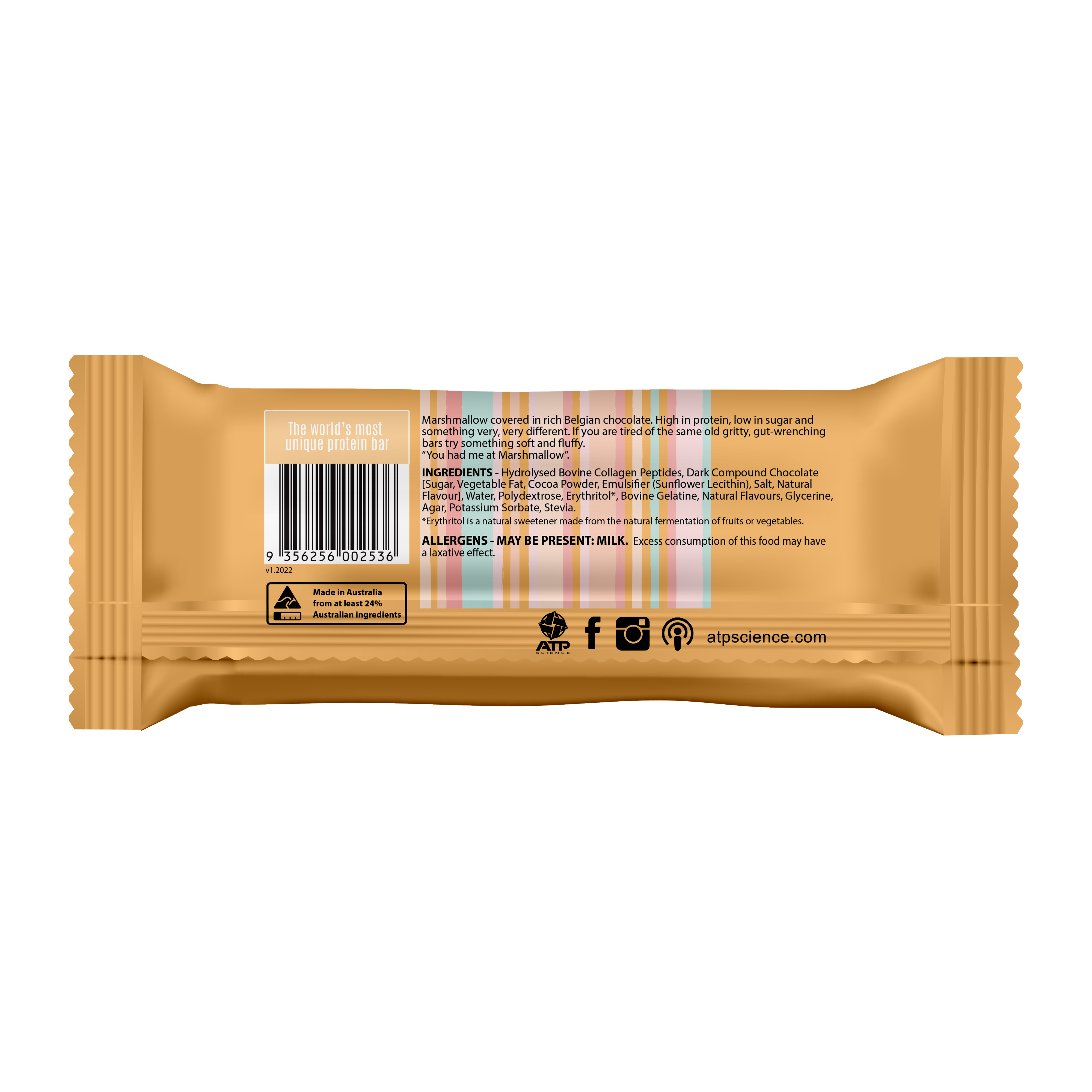 ATP Science - NOWAY Collagen Marshmallow Bar Vanilla