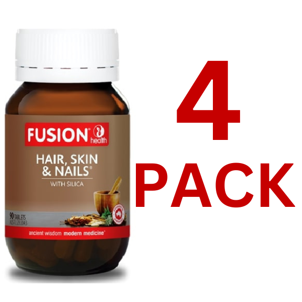 Fusion Health - Hair, Skin & Nails 90 Tablets - 4 Pack at $47.90 each