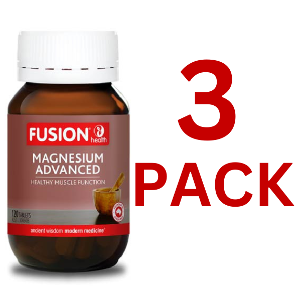 Fusion Health - Magnesium Advanced 120 Tablets - 3 Pack - $32.00 each