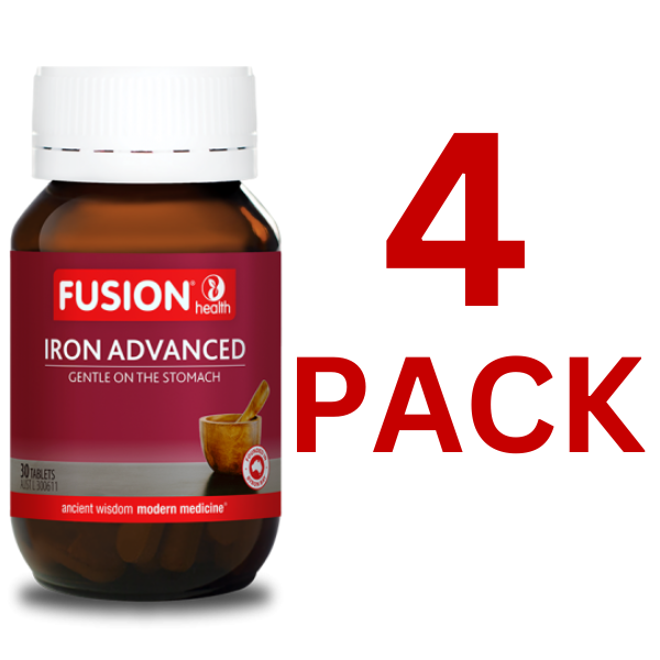 Fusion Health - Iron Advanced 30 Tablets - 4 Pack at $11.80 each