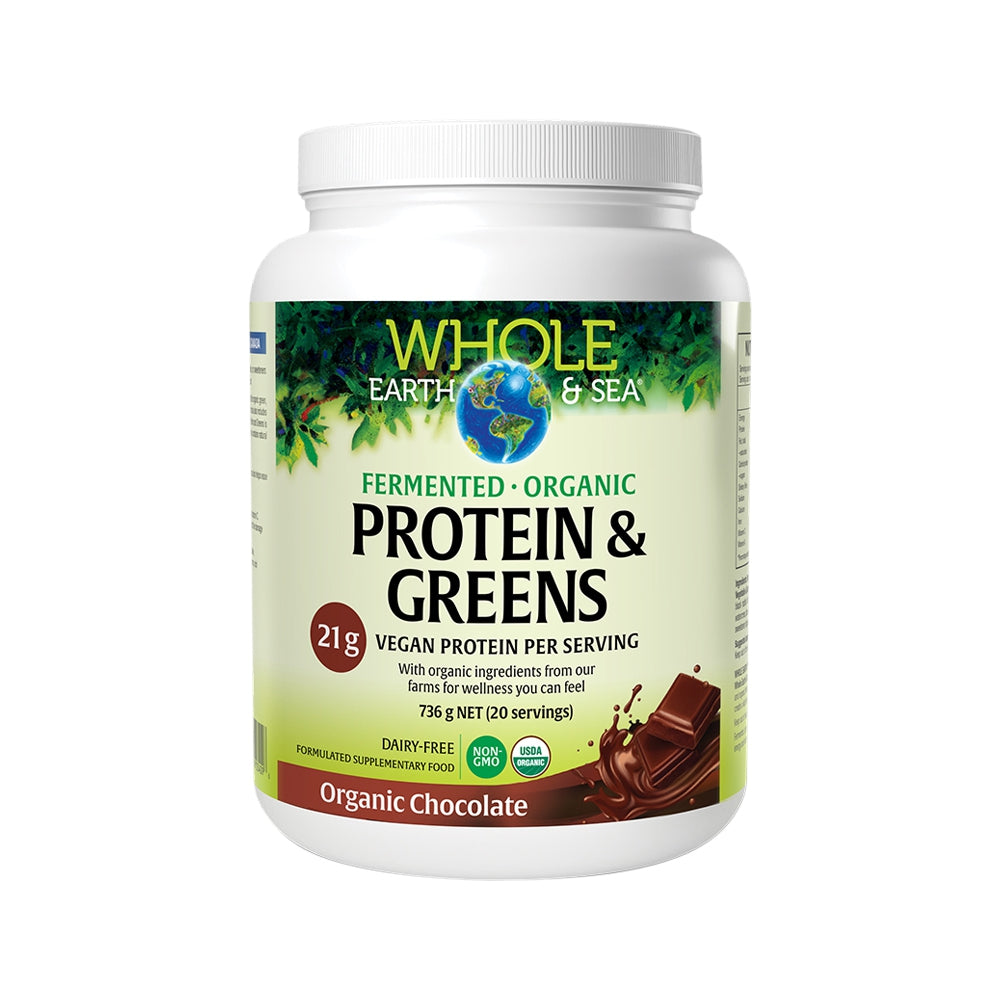 Whole Earth & Sea Fermented Organic Protein & Greens Chocolate