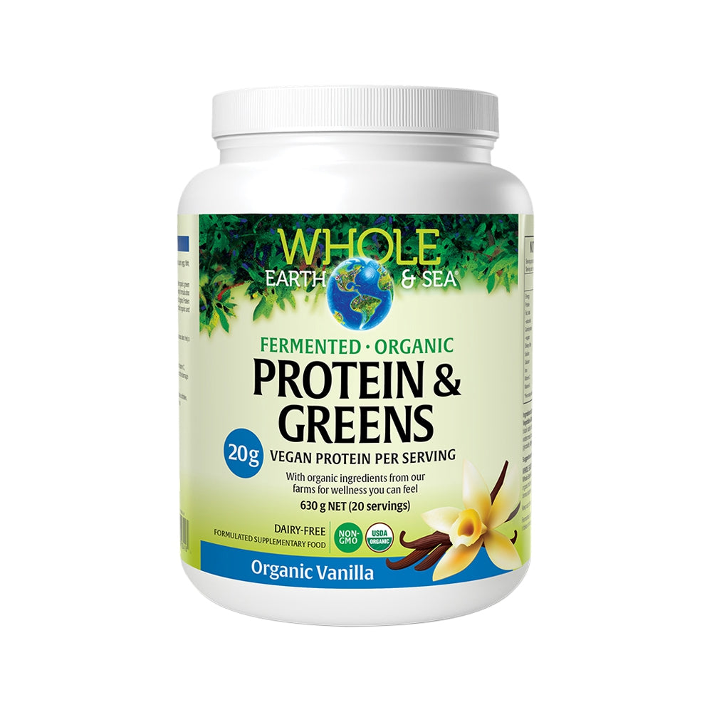 Whole Earth & Sea Fermented Organic Protein & Greens Vanilla