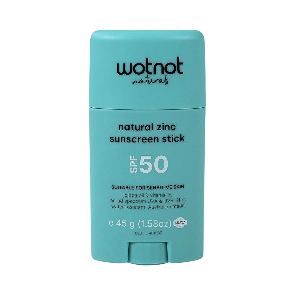 Wotnot Naturals - Sunscreen Stick Natural Zinc SPF50 45g