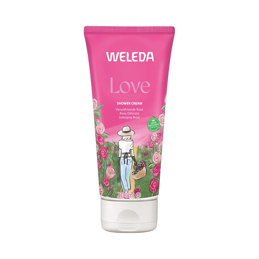 Weleda Aroma Shower Gel Love (Damascena Rose + Jasmine + Ylang Ylang)
