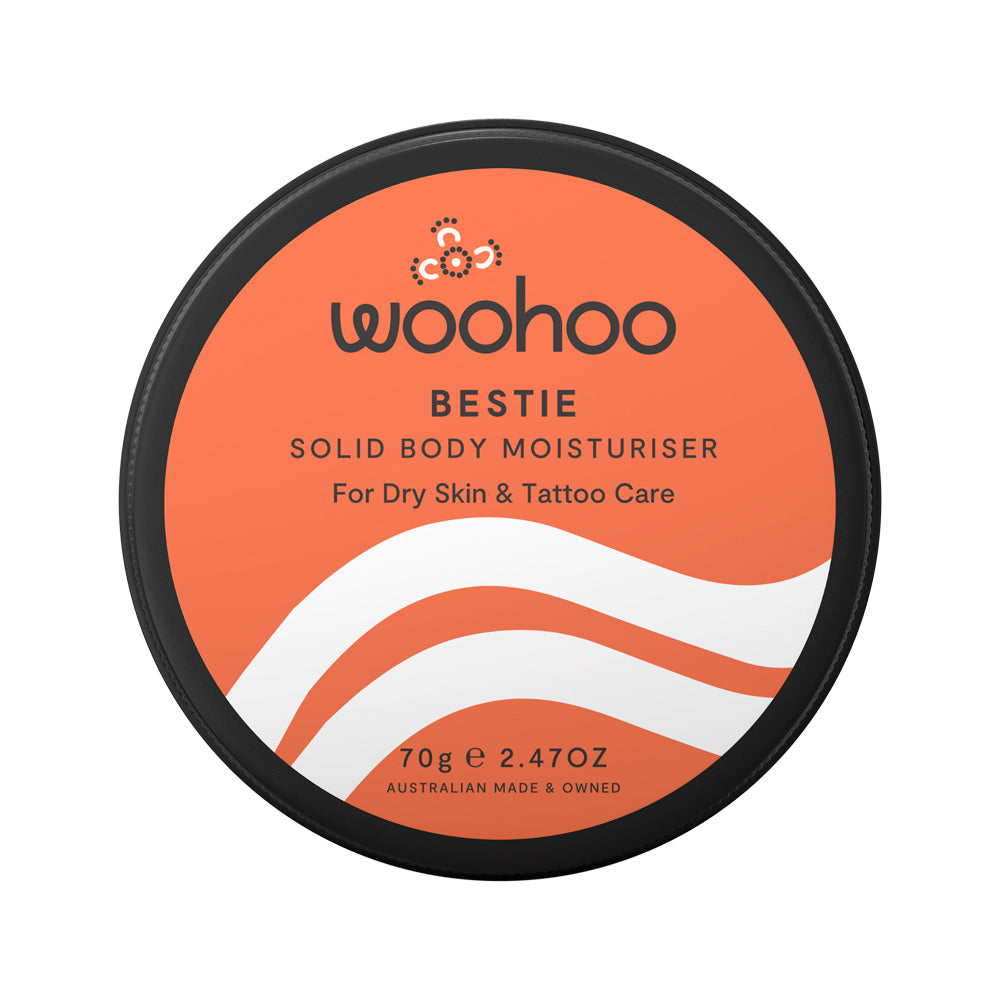 Woohoo - Bestie Solid Body Moisturiser (for Dry Skin & Tattoo Care)