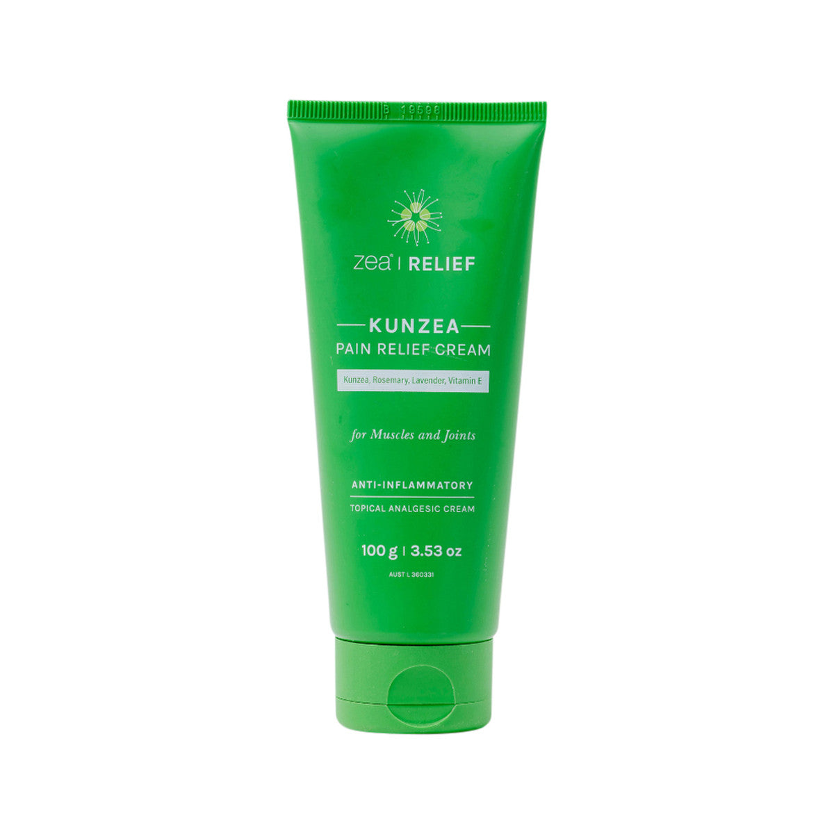 Zea Relief - Kunzea Pain Relief Cream (Kunzea, Rosemary, Lavender, Vitamin E) Tube