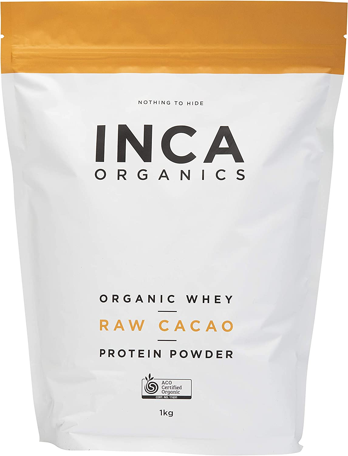 INCA Organics - Organic Whey Protein Powder Raw Cacao 1kg