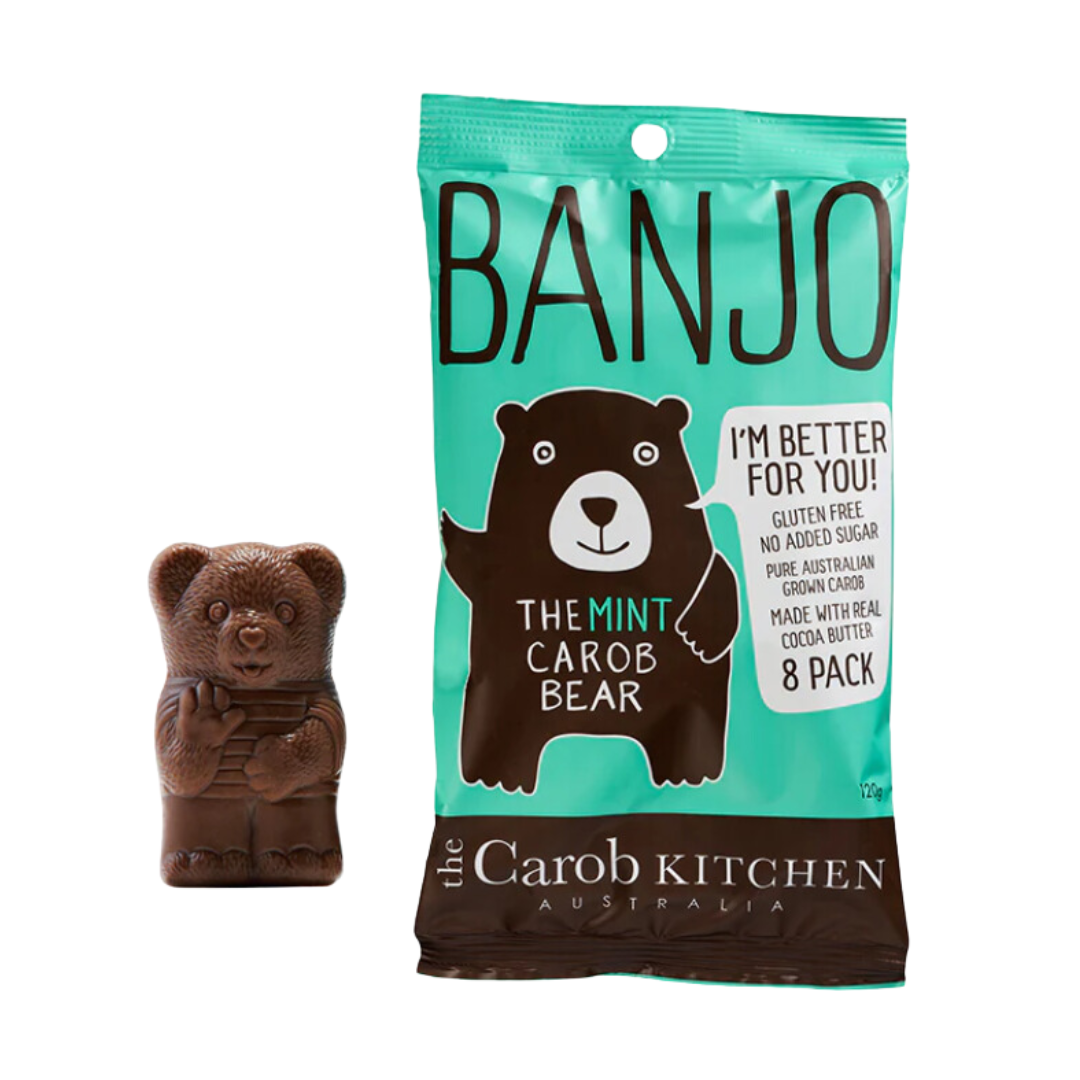The Carob Kitchen - Banjo Bear Mint Carob Bars