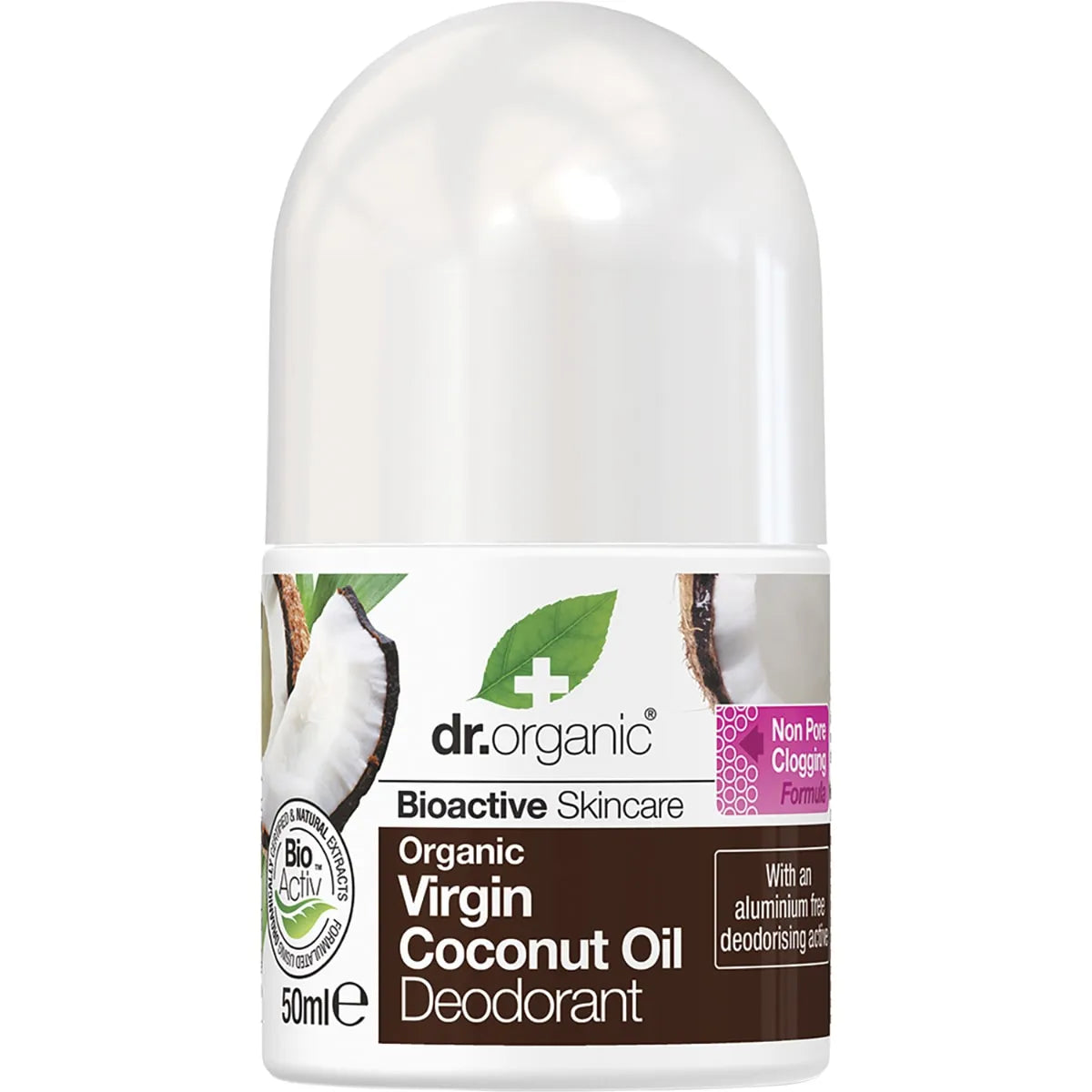 Dr Organic - Deodorant - Virgin Coconut Oil (50ml)