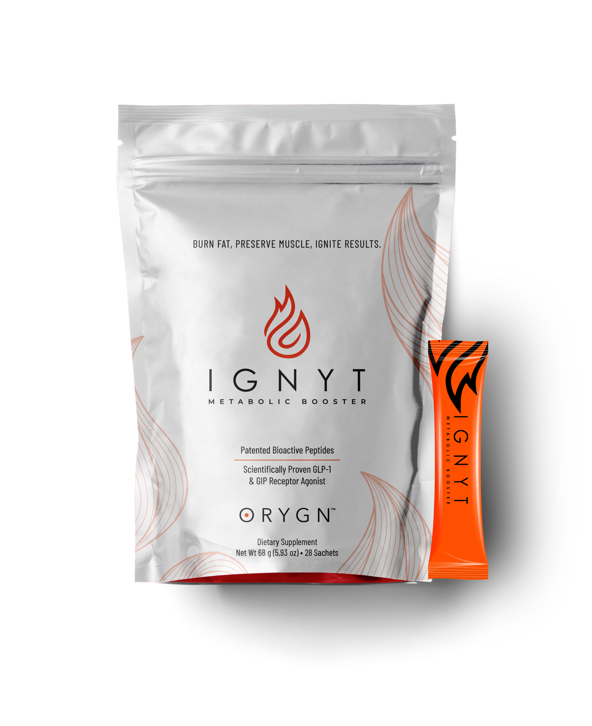 ORYGN IGNYT Metabolic Booster Bioactive Peptides 14 Sachets
